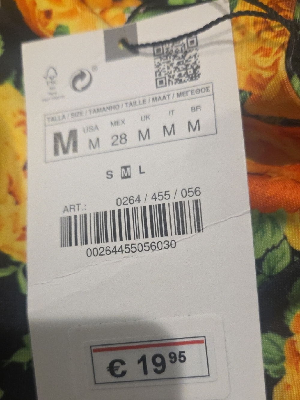 Zara Black Floral Hooded Bodysuit with Yellow Roses - Picture 5 of 10